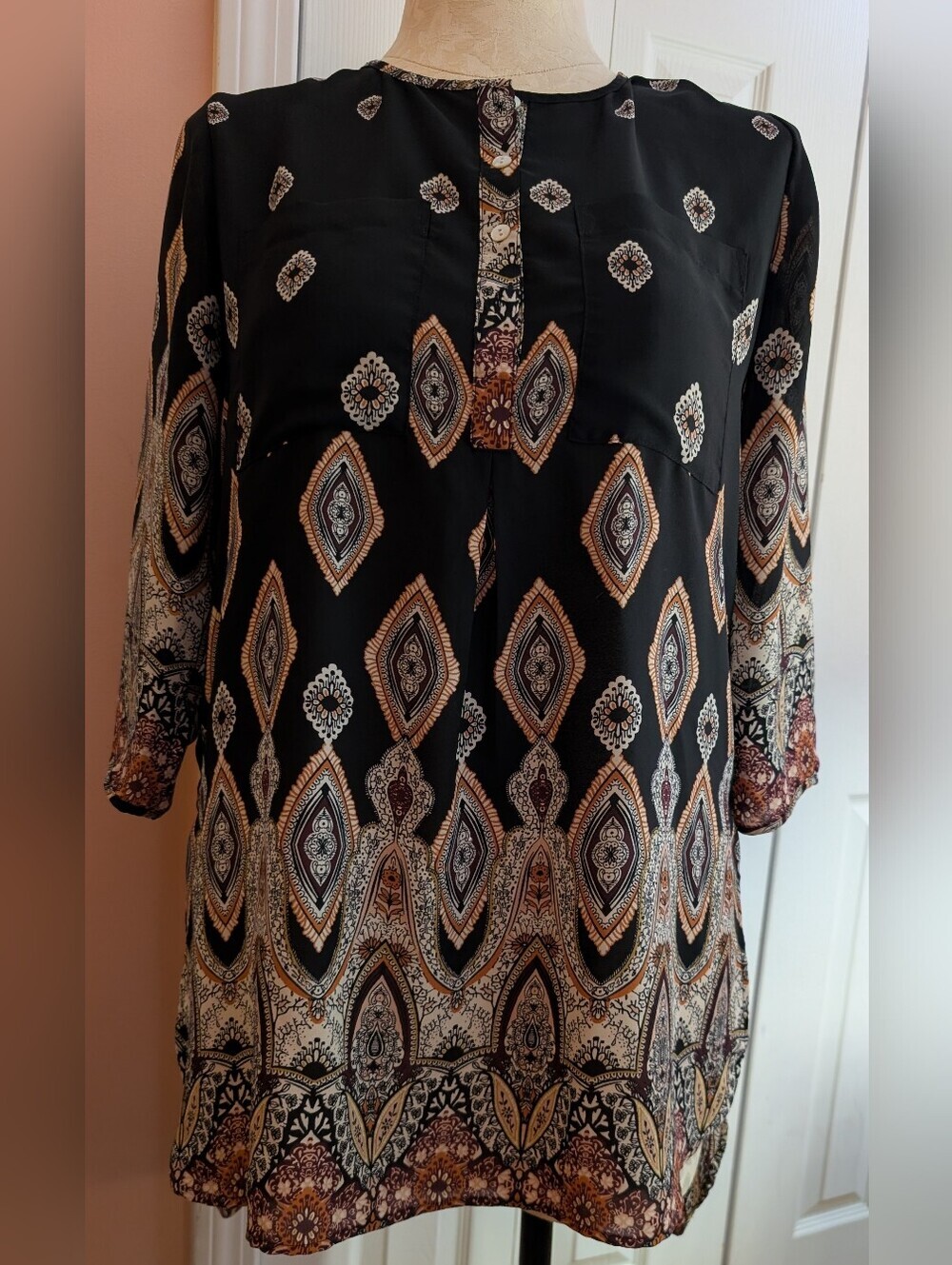 Roz & Ali Paisley Tunic Size L